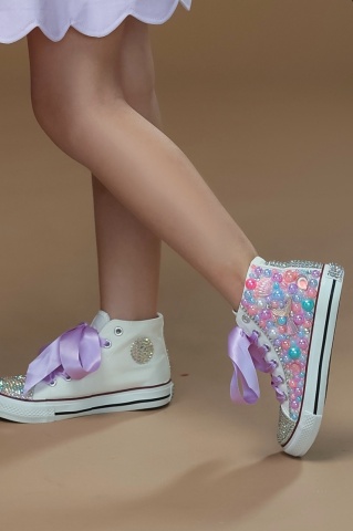 Sneackers copii/fete lila, Sirenă / Ultimele bucăți - Img 8