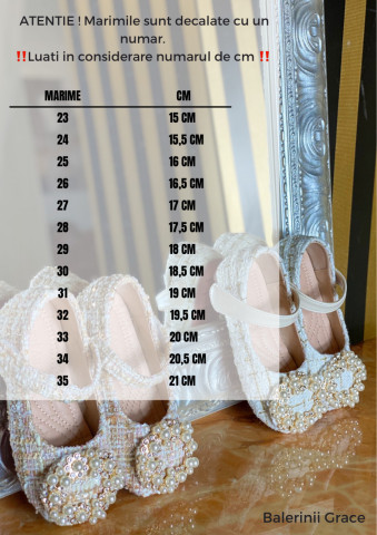 White Tweed Shoes with Pearls for Girls, Grace - Img 8
