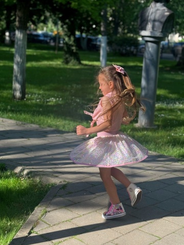 Fustă fetiță din tul cu paiate Twinkle - Img 4