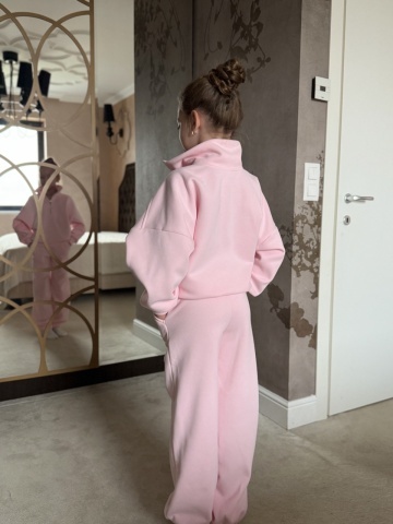 Trening fete din bumbac moale premium - bluza cu mâneci balon, Candy Cloud - Img 7