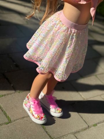 Fustă fetiță din tul cu paiate Twinkle - Img 5