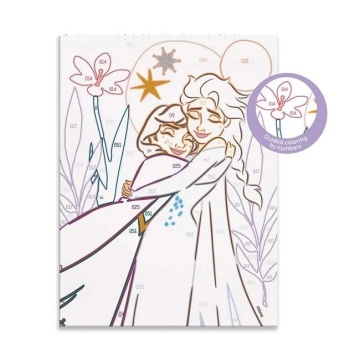 HappiHobbi Paint & Frame - Pictura cu Numere - Disney Frozen - Img 2