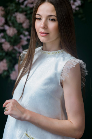 Rochie dama eleganta din brocard premium, Lilou - Img 4
