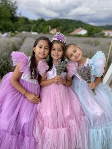 Rochie prințesa fetițe din tulle