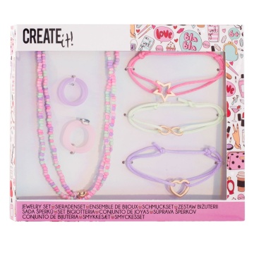 Set Accesorii pentru Copii, Create It!, Model Inima, Stea, Infinit