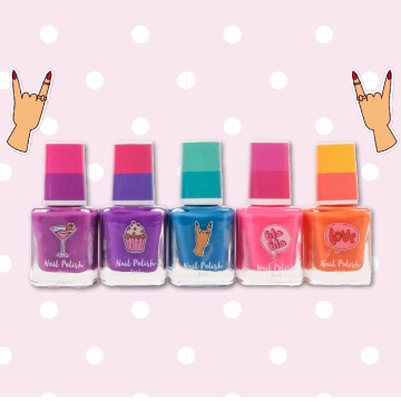 Set de 5 oje care isi schimba culoarea pentru fetite Create It! - Img 3