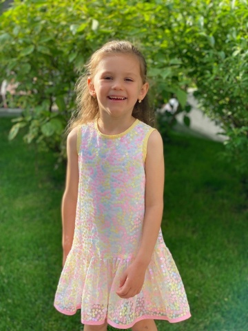 Rochie fete din tul cu paiate Twinkle - Img 4
