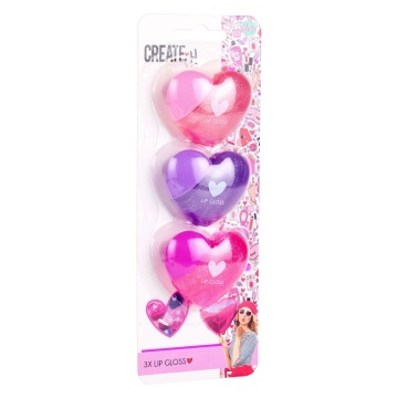 Set 3 Balsamuri de Buze, Create It!, Model Inima, Diverse Arome - Img 2