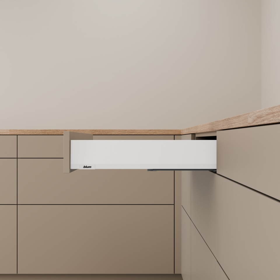 Pachet Blum MERIVOBOX M 500 mm alb-mătase mat