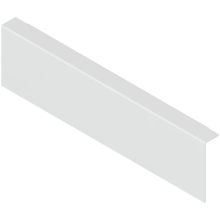 AMBIA-LINE Adaptor perete posterior din lemn, LEGRABOX/MERIVOBOX Sertar inaltime M, Otel, alb-matase mat