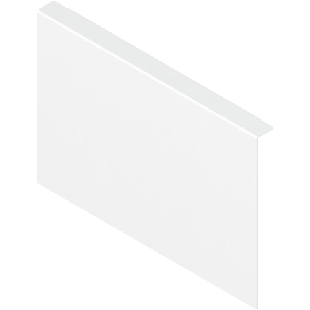 AMBIA-LINE Adaptor perete posterior din lemn, LEGRABOX/MERIVOBOX Extragere cu front inalt inaltime C, Otel, alb-matase mat