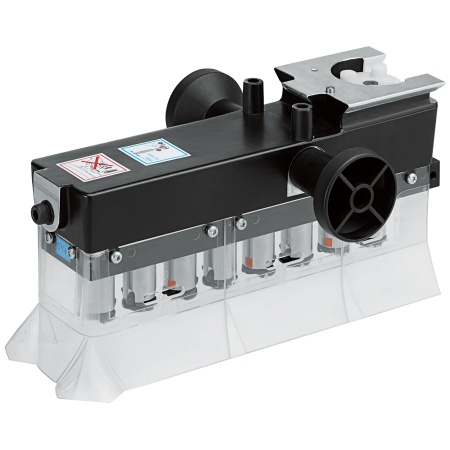 Cap de găurire pentru MINIPRESS PRO, pentru MINIPRESS top, pentru PRO-CENTER (de la AA), număr axe 8, Mandrine rapide, cu mandrină rapidă, Cuplaj de front, Şine de corp