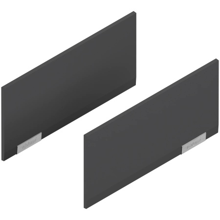 Capac acoperire mecanism ridicare AVENTOS HKi, set dreapta+stanga, culoare gri-inchis/inox gri