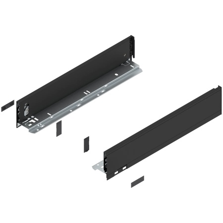 Laterala de sertar LEGRABOX, Inaltime M (90.5 mm), NL=450 mm, dreapta+stanga, pentru LEGRABOX pure