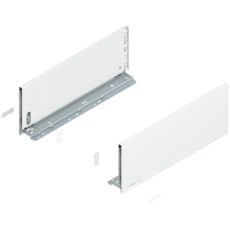 Laterala sertar LEGRABOX C 177 mm, NL=450 mm, dr+stg, pure, alb-matase mat