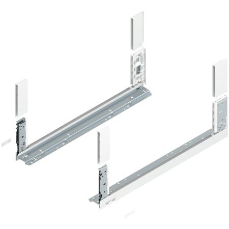 Laterala sertar LEGRABOX C 177 mm, NL=650 mm, dr+stg, free, alb-matase mat