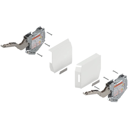 Mecanism ridicare AVENTOS HK-S, factor putere 400-1000, pt TIP-ON, alb-matase/inox-g ( set 2 bucati )