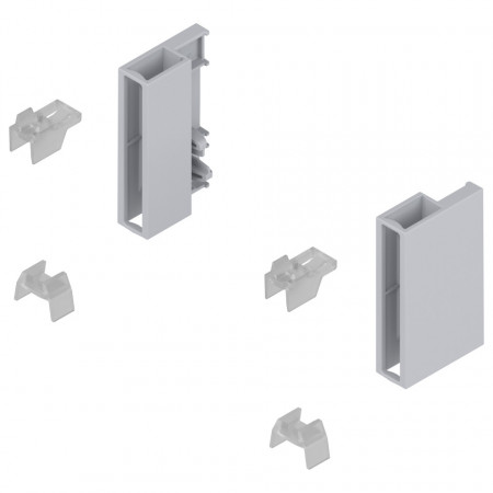 Piesa prindere pt element de insertie in fata/spate, TANDEMBOX-Antaro C, stanga/dreapta Z36C0080 R+L Gri-aluminiu