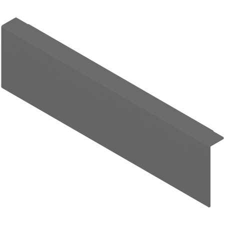 AMBIA-LINE Adaptor perete posterior din lemn, LEGRABOX/MERIVOBOX Sertar inaltime M, Otel, gri-orion mat