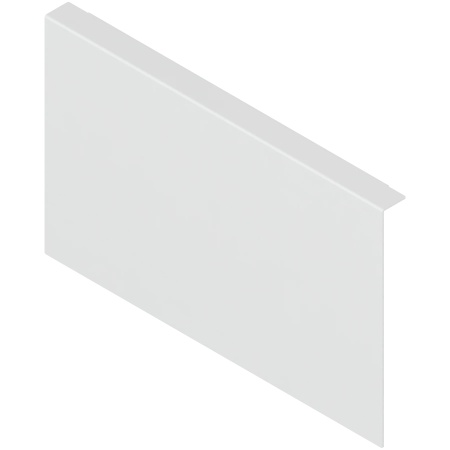 AMBIA-LINE Adaptor perete posterior din lemn, LEGRABOX/MERIVOBOX Extragere cu front inalt inaltime C, Otel, alb-matase mat