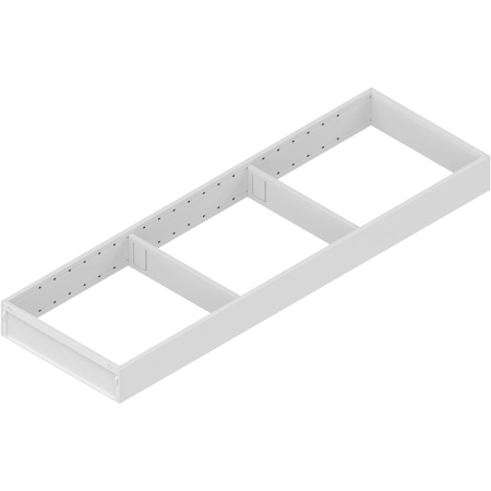 AMBIA-LINE Rama, pt LEGRABOX/MERIVOBOX Sertar, Otel, NL=650 mm, Latime=200 mm, alb-matase mat