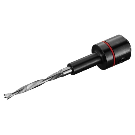 Burghiu orizontal pentru MINIPRESS top, Ø 5 mm, stanga, L=114.5 mm+rosu