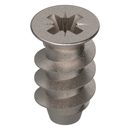 Euro-surub, cap inecat, Ø6,3 mm, Lungime: 11.5 mm+nichelat