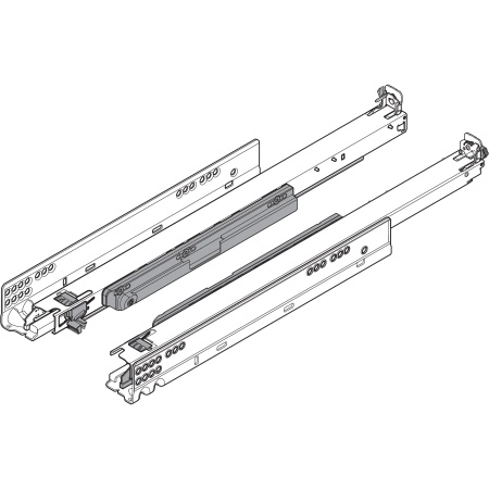 Glisiera MOVENTO cu TIP-ON, NL=270, 40kg, Extragere totala
