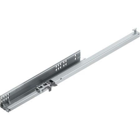 Glisiera TANDEM 17-19mm, extensie partiala, 30kg, cu TIP-ON, NL=560mm, stanga, cu stift fixare, zincat