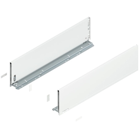 Laterala sertar LEGRABOX C 177 mm, NL=650 mm, dr+stg, pure, alb-matase mat