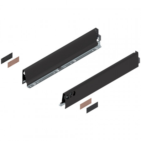 Laterala sertar TANDEMBOX M 500 mm, dr+stg, Negru terra, Intivo/Antaro