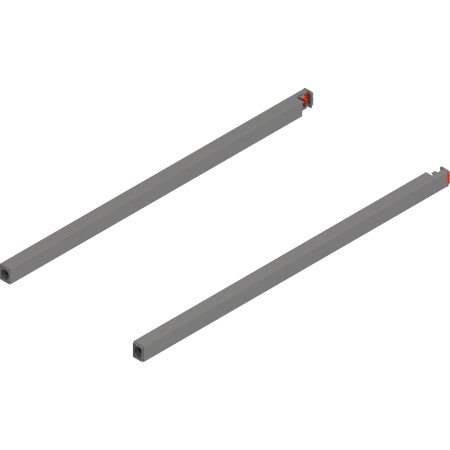 Lonjeron sertar MERIVOBOX 450mm, dr+stg, gri indiu mat