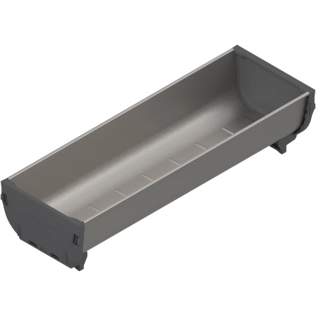 ORGA-LINE, Caseta organizare, lungime=264mm, latime=88mm inox-periat/gri inchis