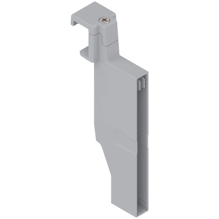Piesa prindere pt separator transversal pt TANDEMBOX antaro, extragere cu front inalt, Inaltime C, culoare gri-aluminiu ORGA-LINE Z40C0002Z QU-AUF 100 WGR