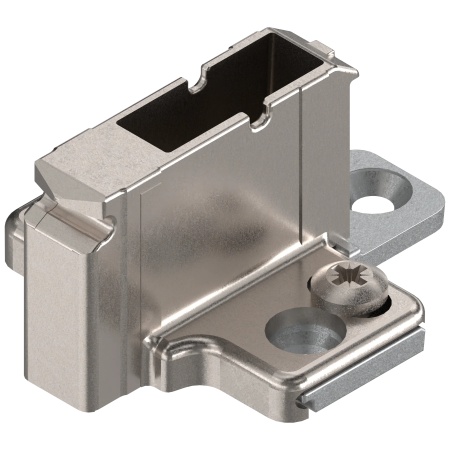 Placuta balama CLIP, in cruce, inaltare 18mm, zinc, din 2 piese+ NI 175H9190