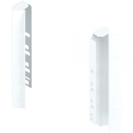 Suport spate sertar, dr+stg pt SPACE CORNER D(224mm) imbinare 45 grade, alb