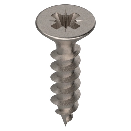 Surub pt lemn cap inecat 3.50x11.1mm Nichelat