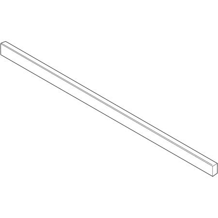 Traversa sertar interior LEGRABOX, KB=1200mm, eloxat, culoare inox 2