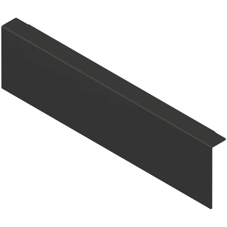 AMBIA-LINE Adaptor perete posterior din lemn, LEGRABOX/MERIVOBOX Sertar inaltime M, Otel, negru-carbon mat