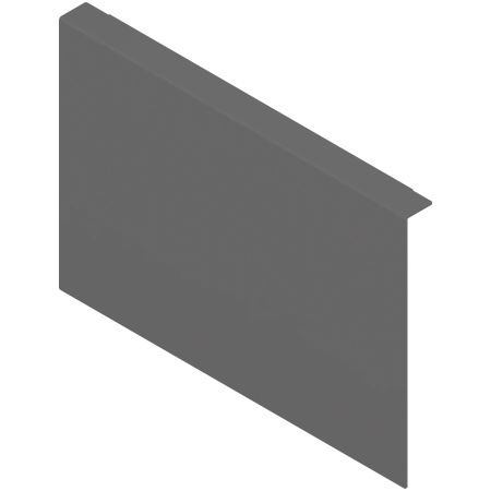 AMBIA-LINE Adaptor perete posterior din lemn, LEGRABOX/MERIVOBOX Extragere cu front inalt inaltime C, Otel, gri-orion mat