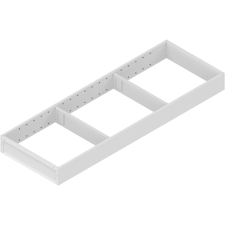 AMBIA-LINE Rama, pt LEGRABOX/MERIVOBOX Sertar, Otel, NL=600 mm, Latime=200 mm, alb-matase mat