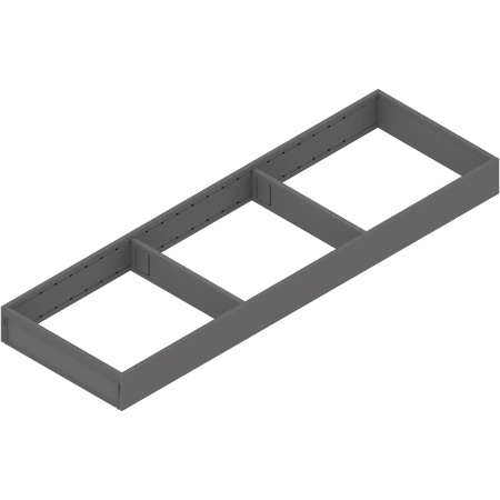 AMBIA-LINE Rama, pt LEGRABOX/MERIVOBOX Sertar, Otel, NL=650 mm, Latime=200 mm, gri-orion mat