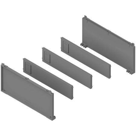 AMBIA-LINE Set pt sticle, pt MERIVOBOX, gri indiu mat