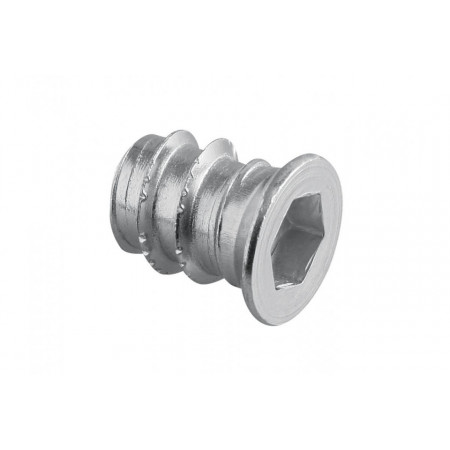 Bucsa zinc dublu filet M 6x D10.5 x L13mm ZA - SW6