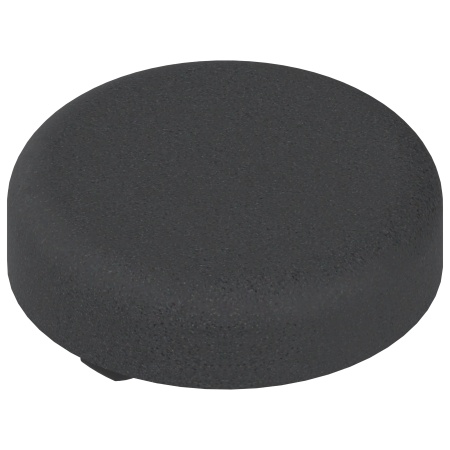 Capac acoperire oala balama usa sticla, rotund, culoare negru