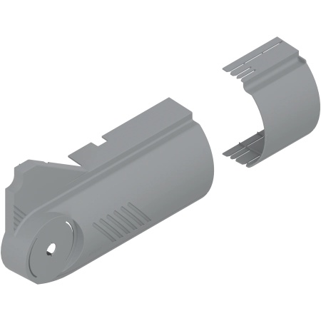 Capac acoperire pentru AVENTOS HL, stanga, striat, pentru SERVO-DRIVE, gri deschis