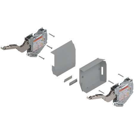 Mecanism ridicare AVENTOS HK-S, factor putere 960-2215, simetric, gri-deschis/inox-g