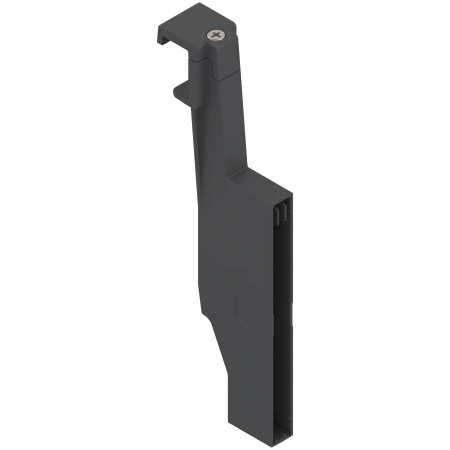 Piesa prindere pt separator transversal pt TANDEMBOX Antaro, extragere cu front inalt, Inaltime D, culoare negru ORGA-LINE Z40D0002Z QU-AUF 100 S