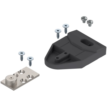 REVEGO uno - Set adaptor pentru decuplare aparate electrice, gri inchis
