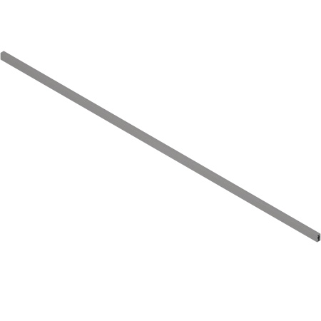Traversa sertar interior MERIVOBOX KB=1200, gri indiu mat, lungime 1057 mm